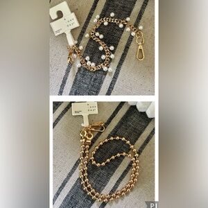 Pair Of A New Day Gold Bag Chains Elegant Design